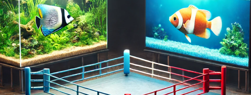 Aquariums Réels en Salles d'Attente et Maisons de Repos